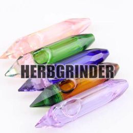 Colorful Glass Bong Smoking Pipes Handmade Beautiful Color Portable Handpipe Innovative Design Easy Clean High Quality Hot Cake DHL
