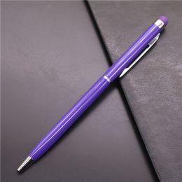 Special wholesale metal pen advertisement capacitance pen manufacturer touch screen metal student gift school ballpoint pen