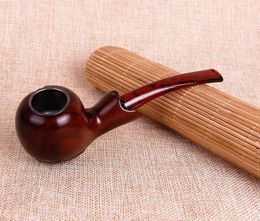 Manufacturers direct sales imitation wood resin pipe removable washable free Philtre pipe fittings wholesale