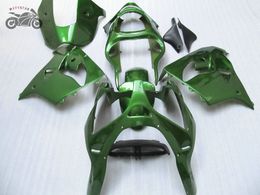 free custom motorcycle parts for kawasaki ninja 2002 2003 zx9r body repair fairing 2002 zx9r 2003 zx 9r dark green fairings