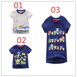 Cute Kids Clothing 2020 Summer Baby Boy Clothes Printed T-shirts Tops Blouse Boutique Boys Tees Cotton Children Clothing