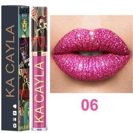 Drop ship Cmaadu 8 Colours Shimmer Liquid Lipstick Tint Glitter Toning Waterproof Long Lasting Lip gloss mate Lip Beauty makeup