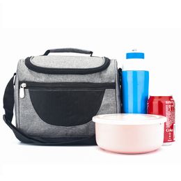 Designer-functional Lunch bags shoulder insulated warming Waterproof Nylon Cooler food Fresh picnic Thermal Insulation Ice Packs outdoor