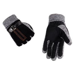 Fashion-ROSICIL 2017 Winter Spring gloves Fashion cloth Gloves Men wrist plush Gloves comfortble Men