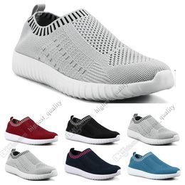 best lightweight running shoes UK - Best selling large size women's shoes flying women sneakers one foot breathable lightweight casual sports shoes running shoes Six