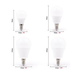 Grobe Bulb Light 5PC/LOT Spotlight 3W 6W 9W 12W 15W 18W 20W AC 220V Indoor Table Night Lamp Energy Saving For Home