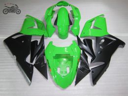 Customise Chinese fairing kits for Kawasaki Ninja ZX-10R 2004 2005 ZX10R 04 05 ZX 10R green black ABS plastic fairings bodywork