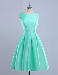 Vestidos De Madrinha Mintgrüne Brautjungfernkleider 2020 Neues hellblaues kurzes Brautjungfernkleid Casamento Robe Demoiselle