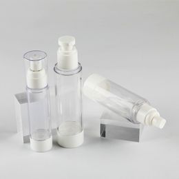 15ml 30ml 50ml 80ml 100ml vacuum emulsion foundation liquid toner skin care empty bottle for dispensing