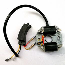 Ignition module coil w/ capacitor for Chainsaw YD78 78 7800 YD81 78CC 2 stroke chain saw ignitor condenser magneto stator