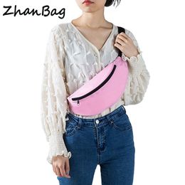 Waterproof anti theft design belt bag Women large capacity polyester designer fanny packs Men solid mobile phone waist bag 210