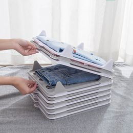 Clothes Folding Board Plate Stack Dressbook Sweater Shirt Storage Boards Plastic Laundry Storage Organiser Racks Small Size