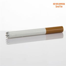 Smoking Aluminium Cigaratte Hitter 80mm Digger w/o Sparkle Philtre Portable CigarettePipe Herb Tobacco Pipe 074