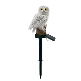 Lawn Lamps Outdoor Solar Power Garden Lights Owl Decor Path Yard LED Landscape Light