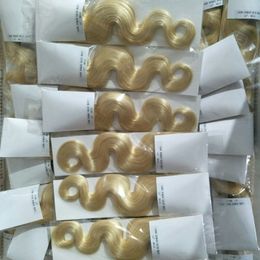 hair 6 bundles 300g lot 100 brazilian human hair weave wavy body wave blonde color 613 hair extensions free