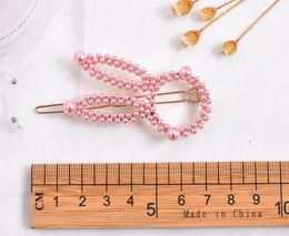 18 Types Woman Pearls Hair Clips Fashion Girl Party Barrette Cute Bridal Hair Pins Women Shiny Boho Hair Jewelry Party Gift
