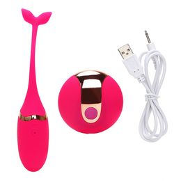 Rechargeable Vibrating Jump Egg Remote Control Vibrators Sex Toys for Women Exercise Kegal Ball G-spot