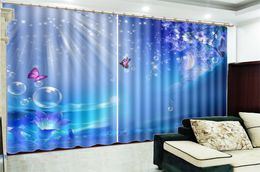 Landscape Curtain Promotion Dreamy Wonderland Happy Notes Custom Living Room Bedroom Beautifully Decorated Curtains