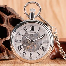 Steampunk Mens Womens Automatic Mechanical Pocket Watch Bronze Clock Timepiece Pendant Chain Gift reloj de bolsillo