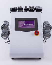 6 in 1 Portable body shape microcurrent RF Vacuum Cavitation machine body slimming skin care beauty machine