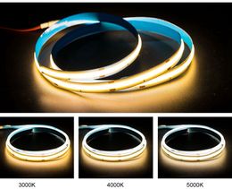 Umlight1688 High Density Flexible cob/Fob led strip light 14watt/M DC12V 24V White/Warm White 4000K 6000K 5m