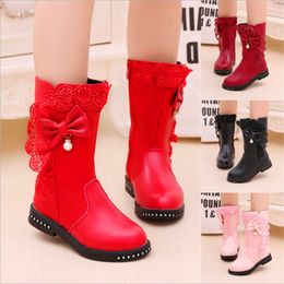 stivaletti bimba rossi