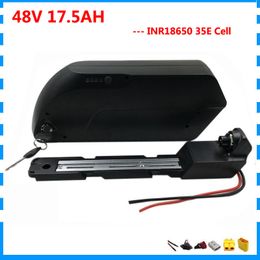 Free custom fee Electric Bike Battery 48v 17.5ah li ion battery with 35E 3500MAH 18650 cells for Bafang 48v 1000w ebike motor