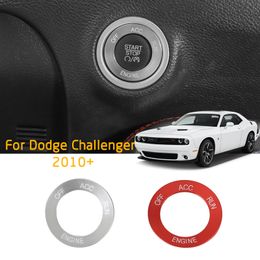 Automobile Start Button Switch Ring ABS Decoration Cover for Dodge Challenger 2010 UP Factory Outlet Car Interior Accessories