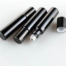 5ml 10ml Roll On Glass Bottle Empty Essential Oil Perfume Cosmetic Containers with Stainless Steel Roller Balls