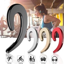 Y-12 Sport Auricolare Bluetooth senza fili Auricolare stereo Conduzione ossea Cuffie Bluetooth Senza tappi per le orecchie Con microfono per Samsung iPhone x 8 Plus