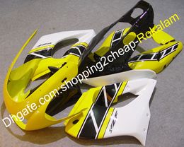 YZF1000R Fairings From China For Yamaha YZF 1000 R YZF 1000R Thunderace 1997-2007 Yellow Black White Race Motorbike Fairing Aftermarket Kit