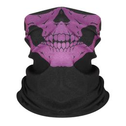 Seamless Skull Bandanas Hip Hop Magic Headscarf Riding Mask Tube Neck Face Headscarves Sport Magic Headband Skull Print Bandana GGA3331-4