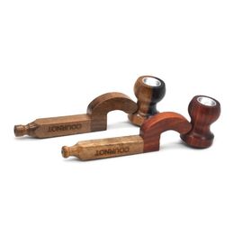 Handmade Wood Pipe Bend Pipe Photinia Wood Pipe Spot