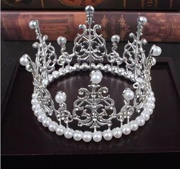 Children crown round bride wedding headdress birthday gift wedding dress crown