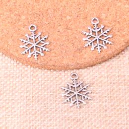 133pcs Charms snowflake snow 19*15mm Antique Making pendant fit,Vintage Tibetan Silver,DIY Handmade Jewellery