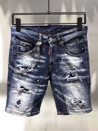 i nuovi pantaloncini in denim da uomo estivi europei e americani di moda di marca sono jeans casual da uomo a2331