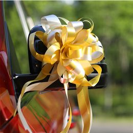 wedding car decoration flower Pull Bow Ribbons Gift Birthday Party Supplies Home Decoration DIY Pull Flower Ribbons