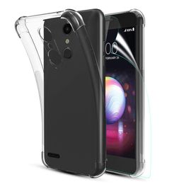 Slim Thin Anti-Scratch Clear Flexible TPU Silicone Protective Case for LG K30/K10 2018 /Premier Pro LTE/Phoenix Plus/Harmony 2/CV3 Prime