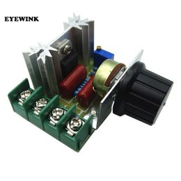 Freeshipping 10PCS/LOT Smart Electronics 220V 2000W Speed Controller SCR Voltage Regulator Dimming Dimmers Thermostat