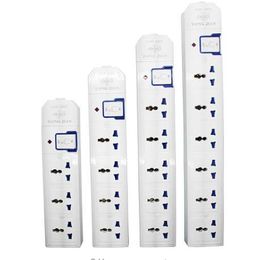 Universal AC Electrical Rewireable Power Strip 3/4/5/6 US/EU/UK/AU/CN Outlets Extension Socket Cord Cable 10A 250V 2000W