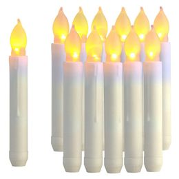 Handise Window Candles with Timers Party Themed Decorations Supplies-12 Packs