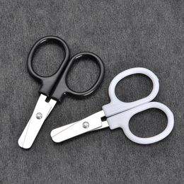 Mini White Black Scissors Home Portable Stainless Steel Scissors DIY Scrapbooking Office Stationery Cutting Supplies