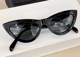 Fashion Black Grey Shadow Sunglasses 40019 Women Cat Eye Sunglasses GAFAS DE SOL SONNENBRILLE with Case box