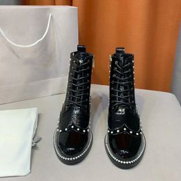 Classic European Style woman Shoes, Ladies'Shoes, Martin Boots, Motorcycle Boots, sexy boots decoration Rubber Bottom Pearl decoratioxingyu