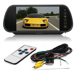 ZIQIAO 7 Inch Color TFT LCD Car Rear View Mirror Monitor