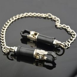 BDSM Bondage Sex Toys Metal Black Nipples Clamps For Couples Fetish Erotic Toys Clamps For Nipples Torture Sexy