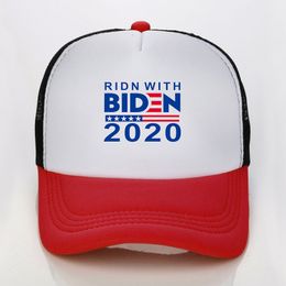 Joe Biden Baseball Hat American Election Adjustable Net Baseball Hats Outdoor Letter Printed President 2020 Party Hats Supply RRA3163