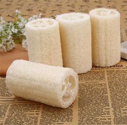 Home Natural Loofah Bodys Bath Brushes Shower Sponge Back Brush Exfoliating Body Cleaning Brushes Luffa Baths towel 7030