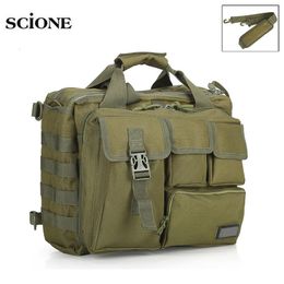 15'' Molle Military Laptop Bag Tactical Computer Backpack Messenger Fanny Belt Shouder Bags Camping Outdoor Sports Pack XA672WA T190922