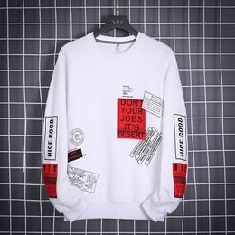 OLOME Hip Hop Hoodie Men Fashion Brand Outwear 2020 New Design Mens Streetwear Hoodies Sweatshirts Harajuku Top White Sweatshirt